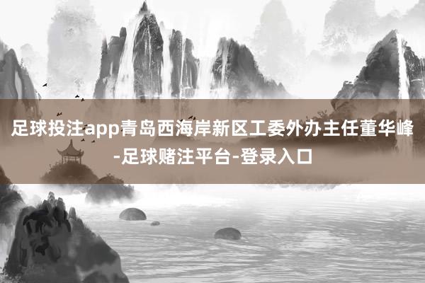 足球投注app青岛西海岸新区工委外办主任董华峰-足球赌注平台-登录入口