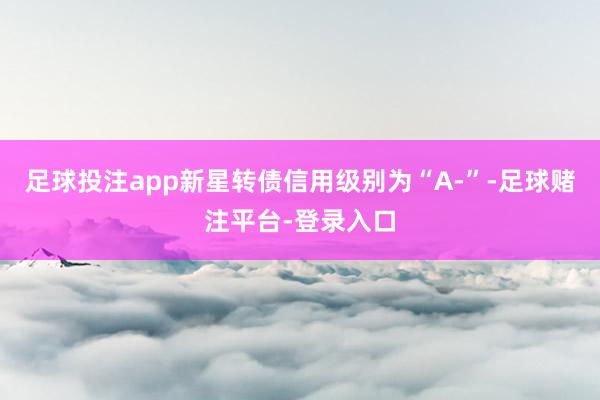 足球投注app新星转债信用级别为“A-”-足球赌注平台-登录入口